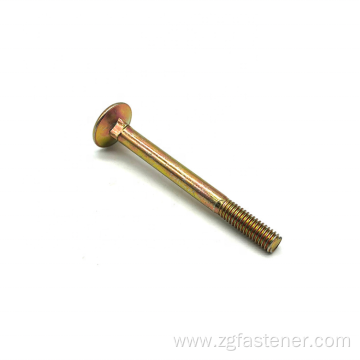 Coloured zinc carriage bolts